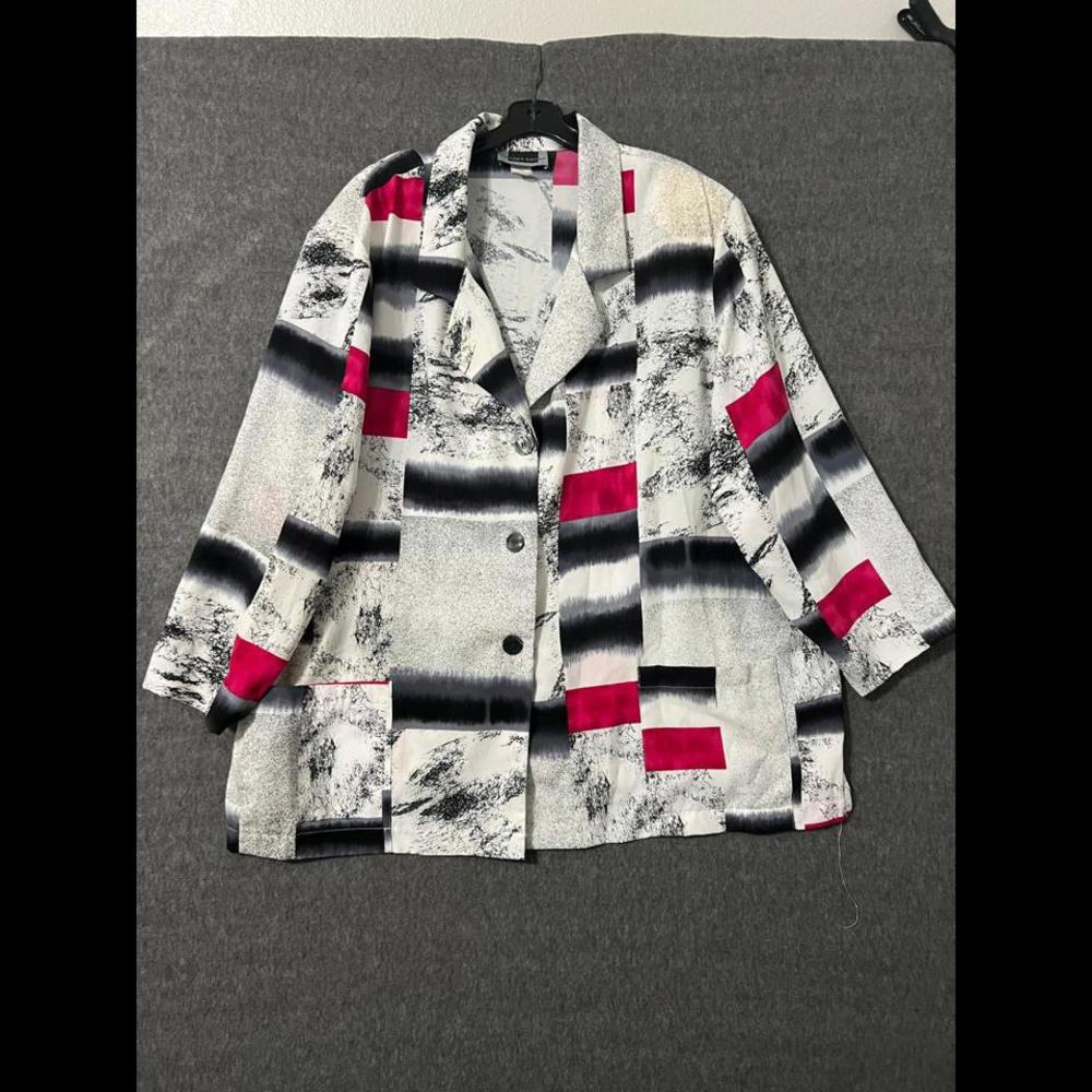 Maggie Barnes Colorful Oversized Blazer